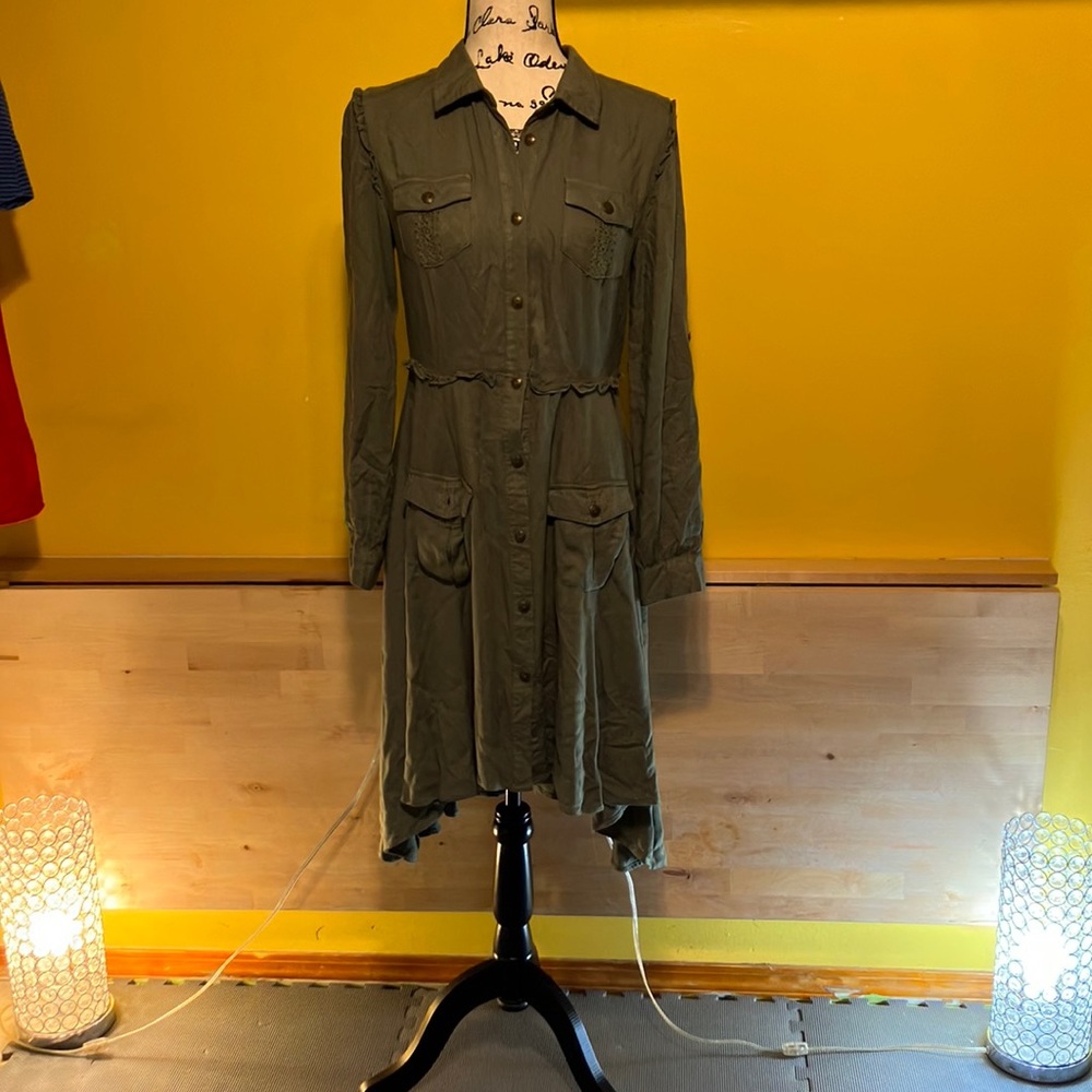 Matilda Jane army green dress